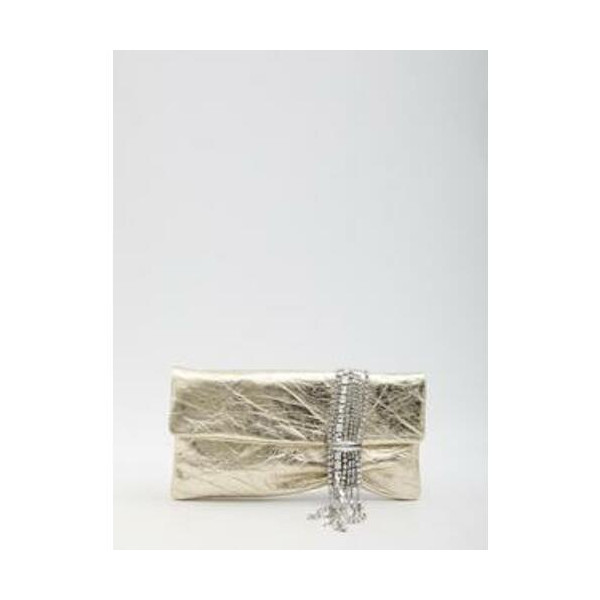[해외배송]25SS 지미추 클러치 파우치 ZANDRA SILVER
