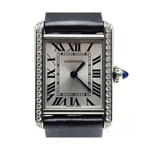 까르띠에 탱크 머스트 다이아 스틸 시계 스몰 (W4TA0016) 92624023
