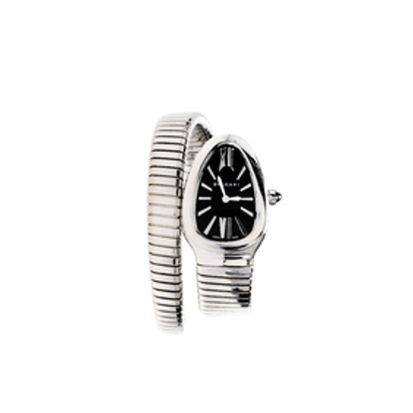 실버 세르펜티 투보가스 쿼츠 스틸 시계 (23mm)