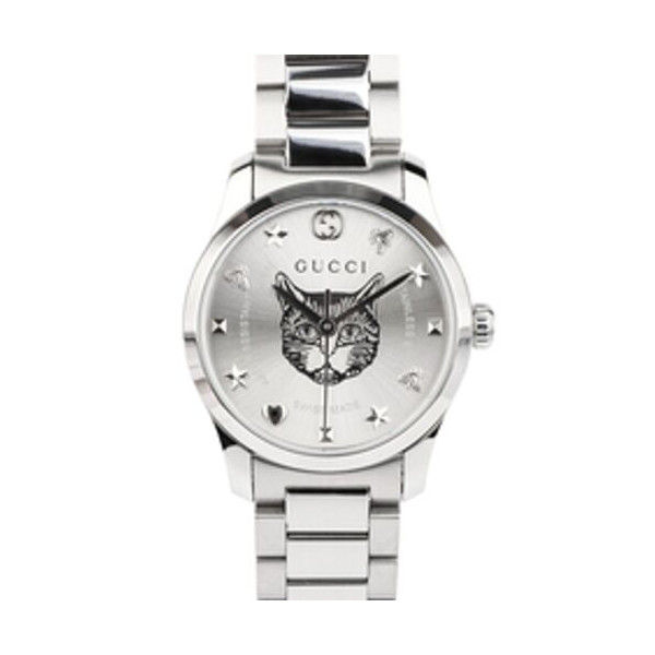 구찌 YA126595 G 타임리스 캣 여성용시계 (보증서) 34312-2