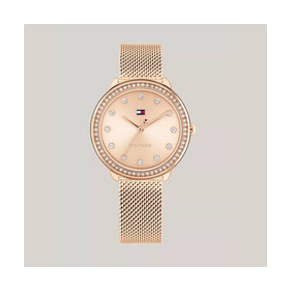 타미힐피거 여성 32MM 브레이슬릿 시계 Rose Gold